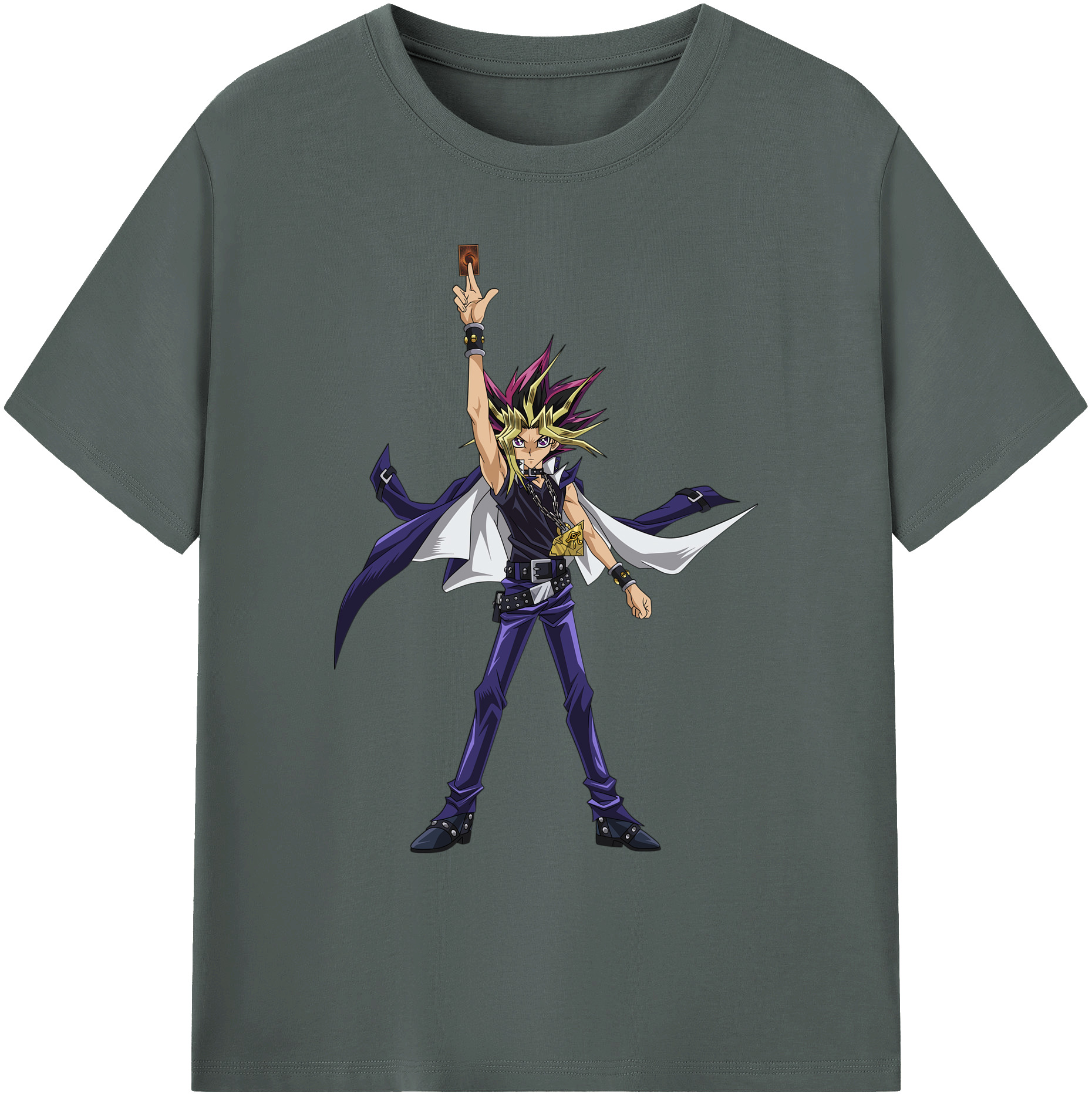 （画像用） 遊☆戯☆王 Yu-Gi-Oh! 綿100％ メンズ半袖Tシャツ｜肌触りやわらか＆通気性